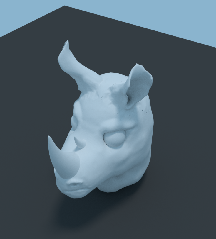 Rhino sculpture